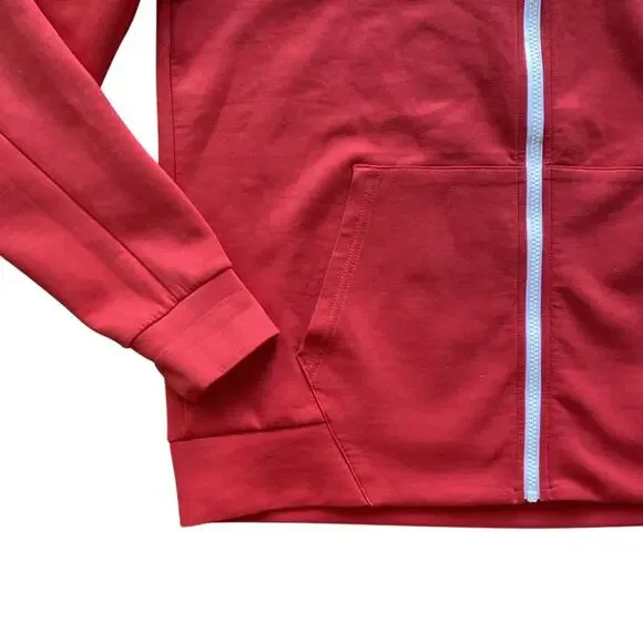 UNDER ARMOUR Full Zip Hooded Jacket Mens Sz Large Red - Picture 4 of 5